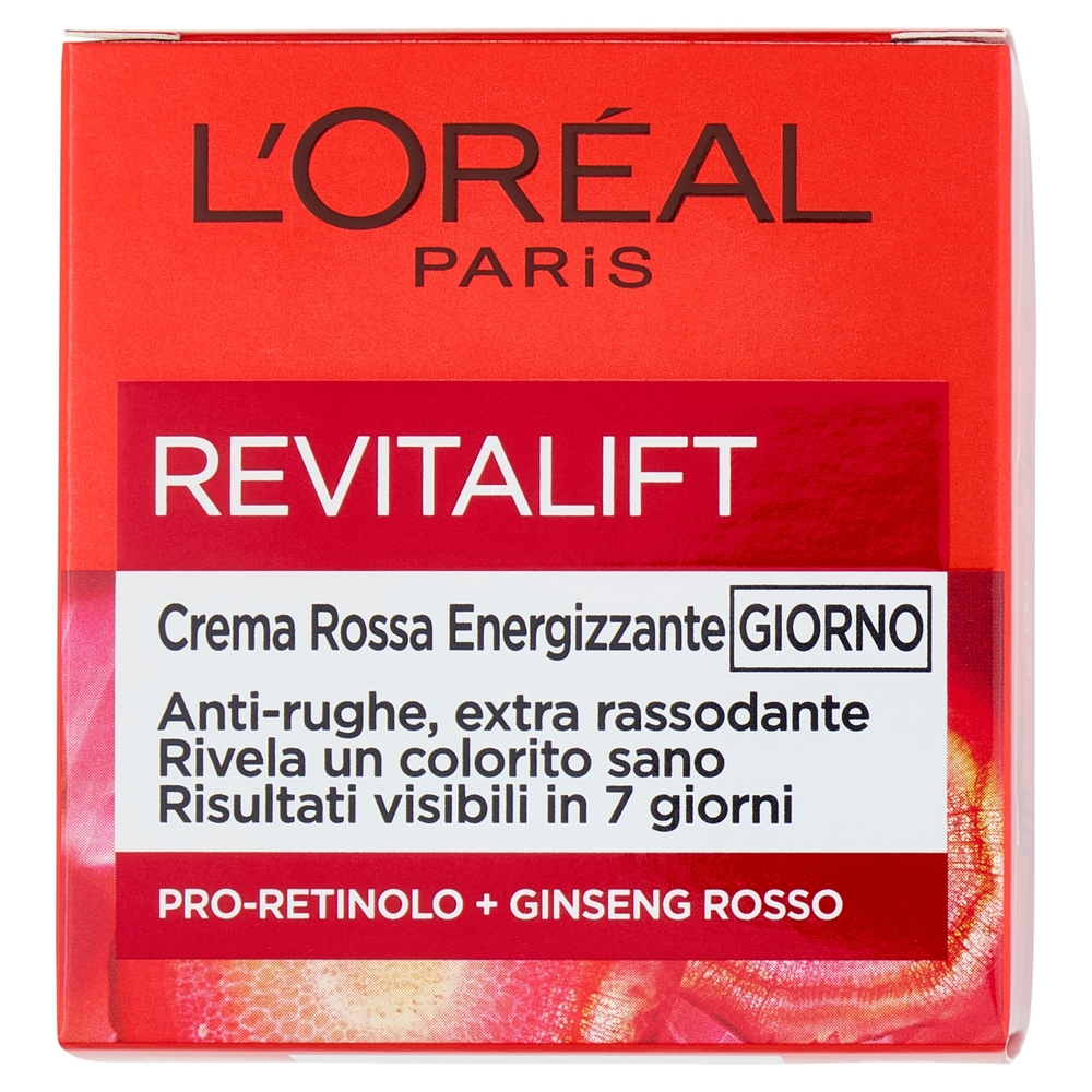 L'Oréal Paris Revitalift Crema Rossa Energizzante Giorno Anti-rughe 50 ml